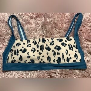 Leopard Print Bikini Top